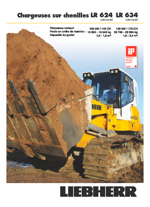 Pásové nakladače Liebherr LR 634