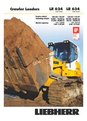 Pásové nakladače Liebherr LR 634