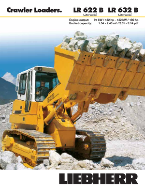 Pásové nakladače Liebherr LR 632 B