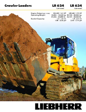 Pásové nakladače Liebherr LR 634