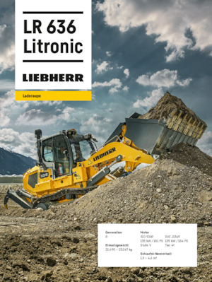 Pásové nakladače Liebherr LR 636 G8.0