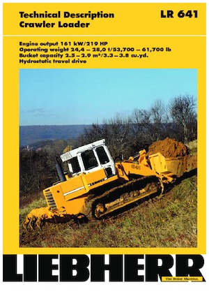 Pásové nakladače Liebherr LR 641