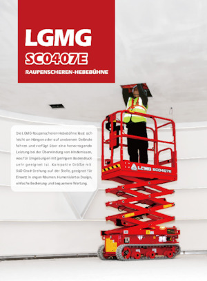 Pásové nůžkové plošiny LGMG  SC1532E
