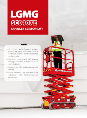 Pásové nůžkové plošiny LGMG  SC1532E