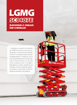 Pásové nůžkové plošiny LGMG  SC1532E