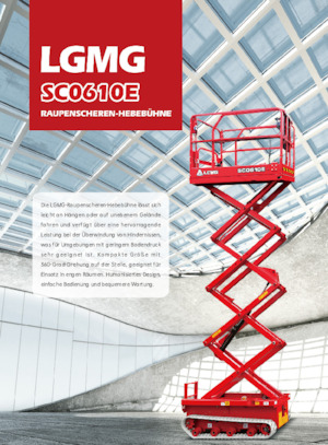 Pásové nůžkové plošiny LGMG  SC0610E