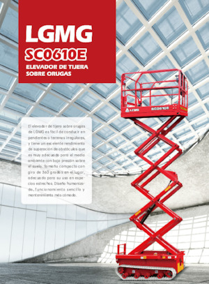 Pásové nůžkové plošiny LGMG  SC0610E