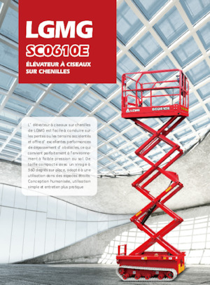 Pásové nůžkové plošiny LGMG  SC0610E