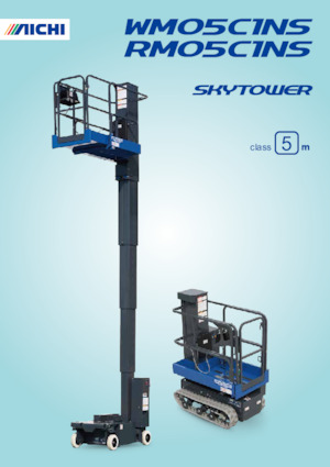 Sloupové pracovní plošiny Aichi SKYTOWER WM05C1NS