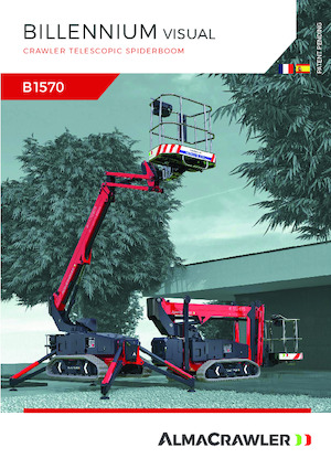 Pásové teleskopické pracovní plošiny Almac B1570 VISUAL ETS