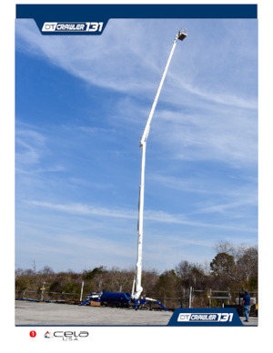 Pásové teleskopické pracovní plošiny CELA DT131 Spyder