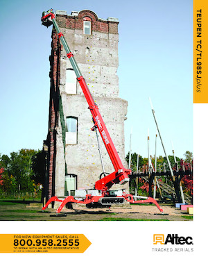 Pásové teleskopické pracovní plošiny TEUPEN TC98SJ plus