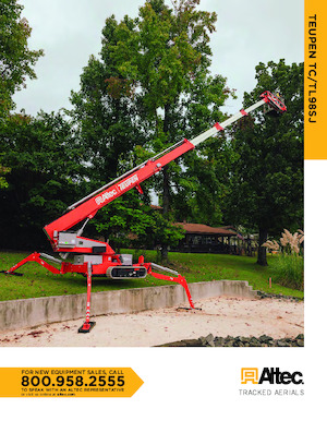 Pásové teleskopické pracovní plošiny TEUPEN TC98SJ