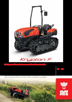 Pásové traktory SAME Krypton³ 90 F C