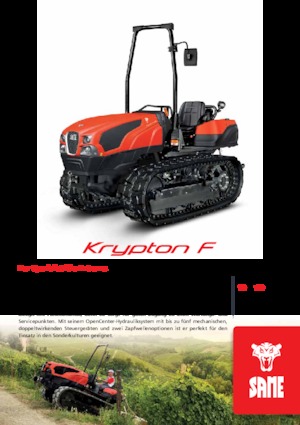 Pásové traktory SAME Krypton F 100 