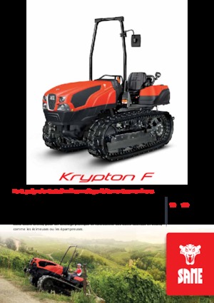 Pásové traktory SAME Krypton F 100 