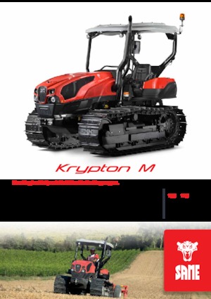 Pásové traktory SAME Krypton M 105 