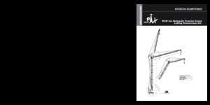 Pásové jeřáby s příhradovým výložníkem Hitachi Sumitomo SCX 900-2