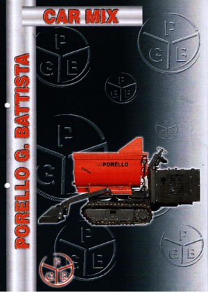 Pásové dumpery Porello Car Mix