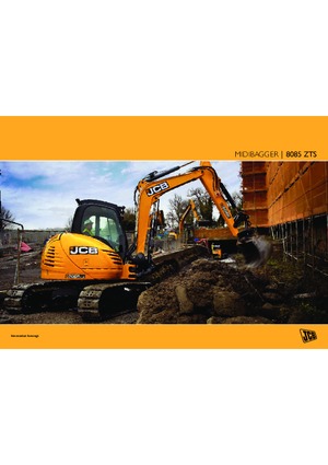 Pásová rypadla JCB 8085 ZTS