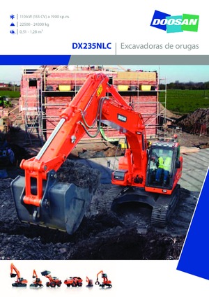 Pásová rypadla Doosan DX235NLC