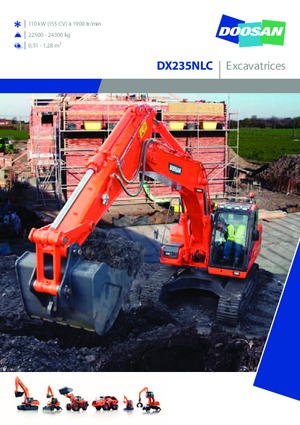 Pásová rypadla Doosan DX235NLC