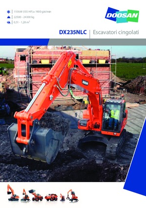 Pásová rypadla Doosan DX235NLC