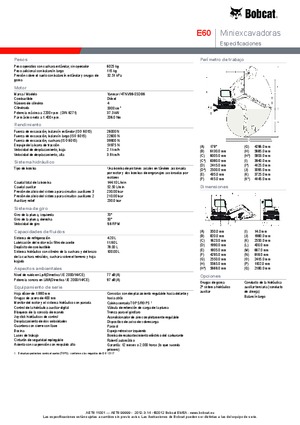 Pásová rypadla Bobcat E 60