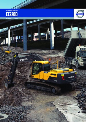 Pásová rypadla Volvo EC220DN
