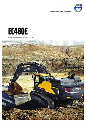 Pásová rypadla Volvo EC480EL