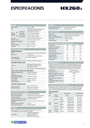 Pásová rypadla Hyundai HX260NL