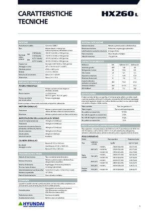 Pásová rypadla Hyundai HX260NL