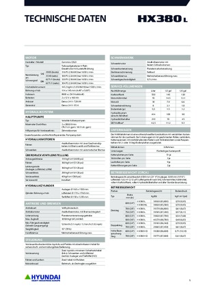 Pásová rypadla Hyundai HX380L