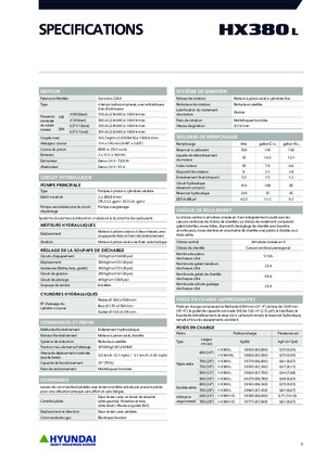 Pásová rypadla Hyundai HX380L