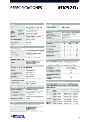 Pásová rypadla Hyundai HX520L