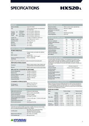 Pásová rypadla Hyundai HX520L