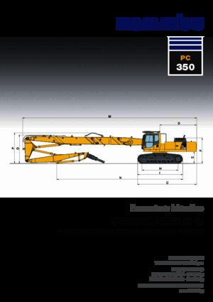 Pásová rypadla Komatsu PC350HRD-8