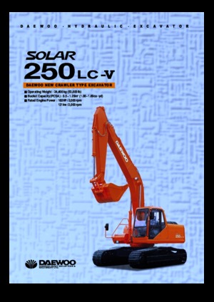 Pásová rypadla Doosan Solar 250 LC-V