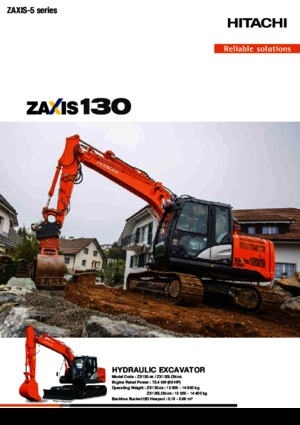 Pásová rypadla Hitachi ZX 130 LCN-5 B