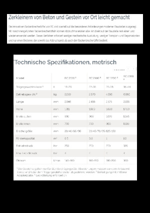 Lžíce drticí Epiroc BC 2500 