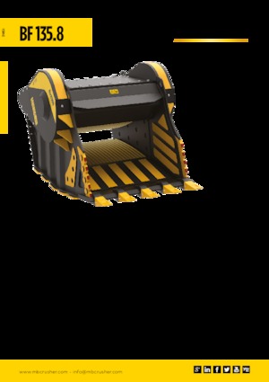 Lžíce drticí MB Crusher BF135.8