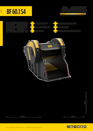 Lžíce drticí MB Crusher BF60.1 S4