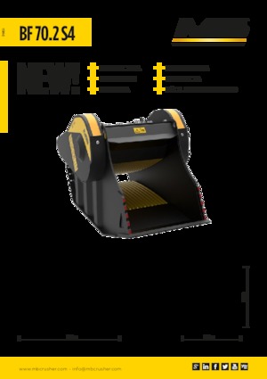 Lžíce drticí MB Crusher BF70.2 S4