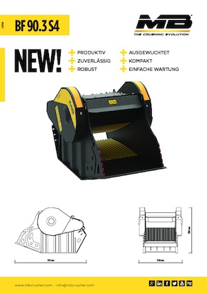 Lžíce drticí MB Crusher BF90.3 S4