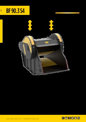 Lžíce drticí MB Crusher BF90.3 S4