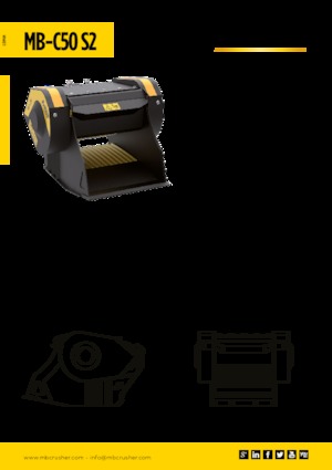 Lžíce drticí MB Crusher MB-C50 S2