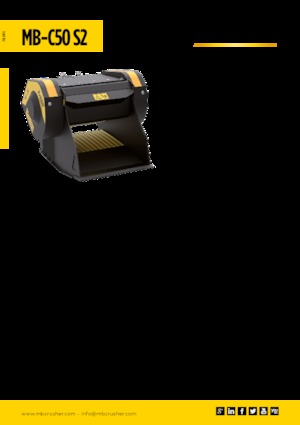 Lžíce drticí MB Crusher MB-C50 S2