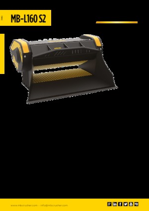 Lžíce drticí MB Crusher MB-L160 S2