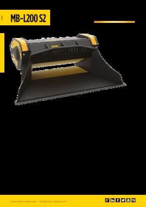 Lžíce drticí MB Crusher MB-L200 S2