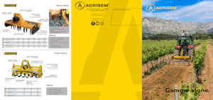 Radličkové podmítače Agrisem Cultivigne 